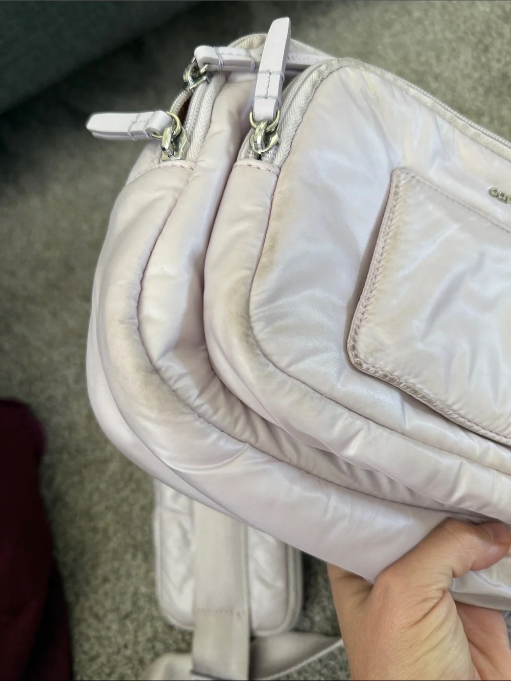 Caraa Baby Changing Sling Bag Light Purple